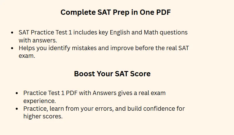 Practice Test 1 PDF with Answers