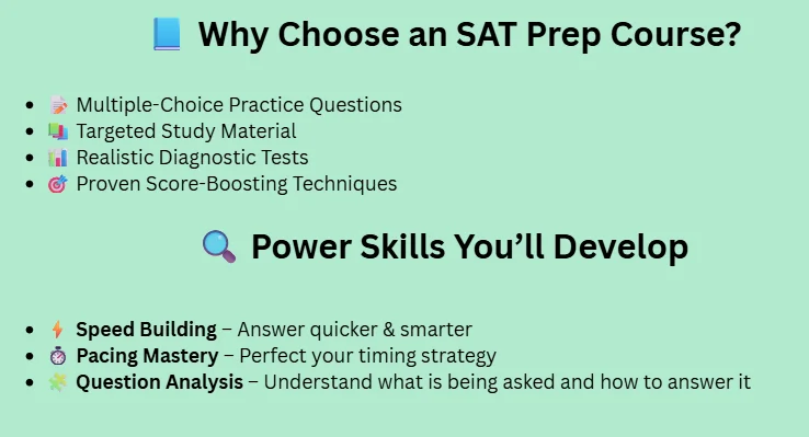 SAT prep courses