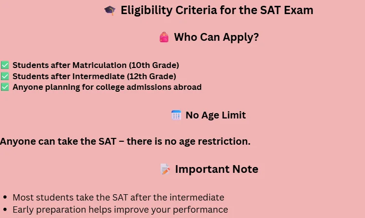 sat test eligibility criteria