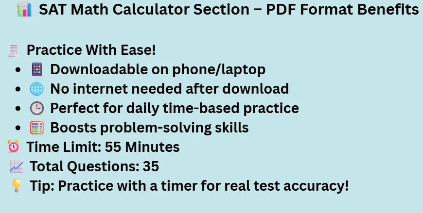 SAT math calculator practice tests prep