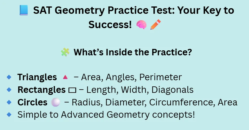 sat geometry practice test