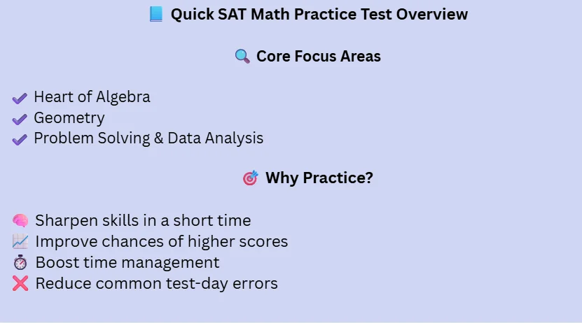 sat math quick practice test