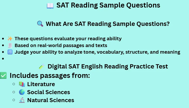 SAT english reading sample